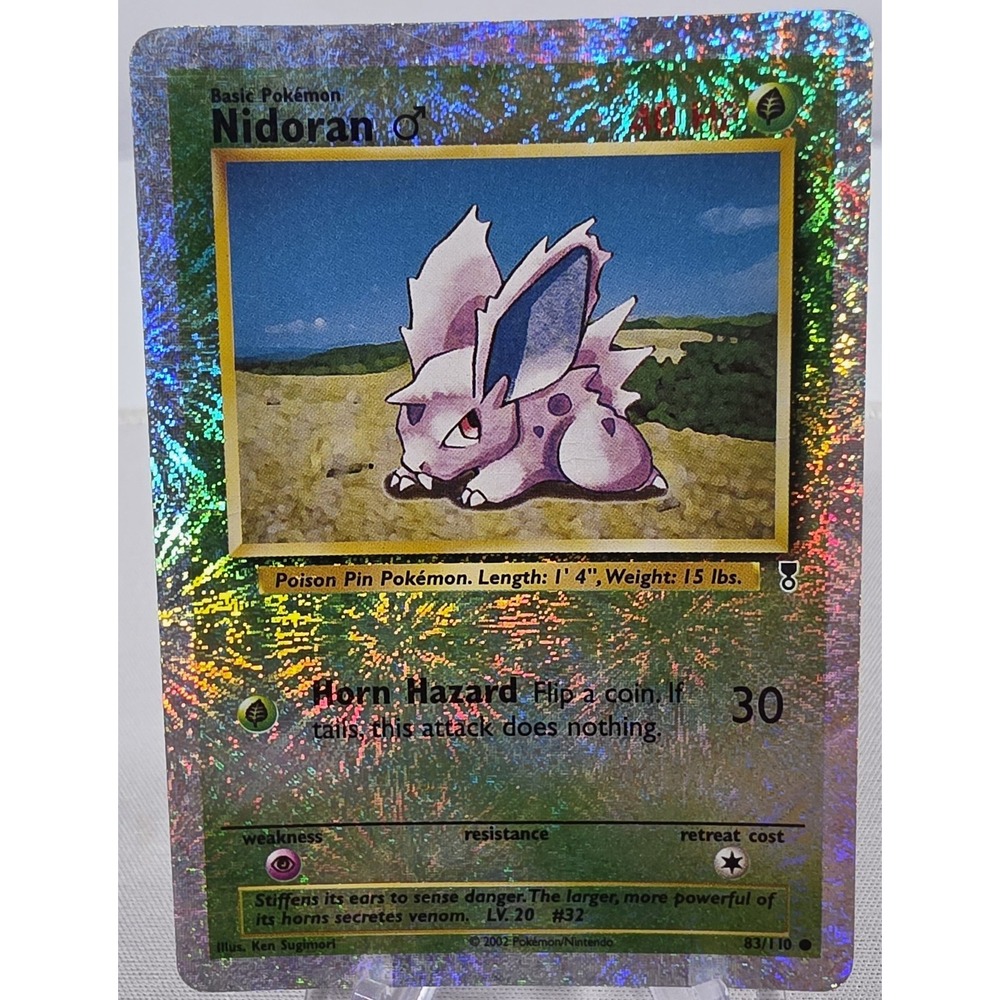 NIDORAN (M) 83/110 - Legendary Collection Reverse Holo Pokemon TCG